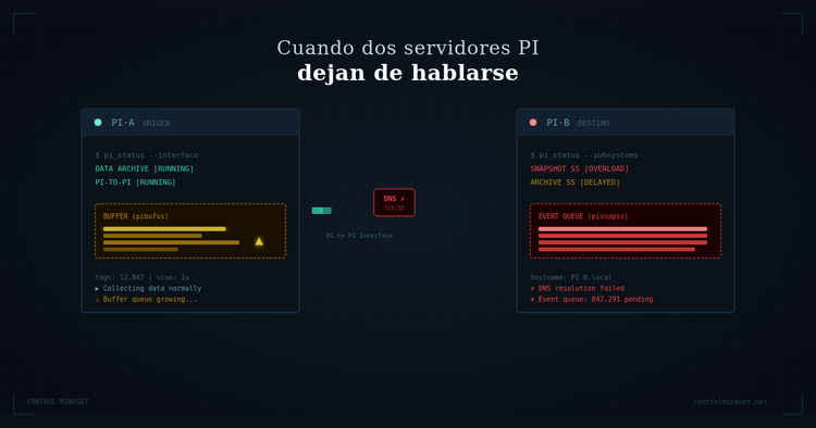 Cuando dos servidores PI dejan de hablarse: anatomía de una caída del PI to PI Interface